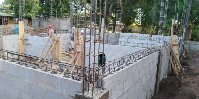 Casa Mopani im Januar 2021: Der Rohbau wächst.