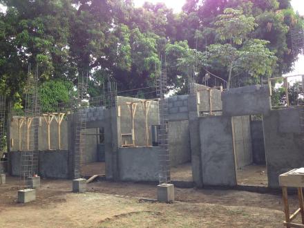 Casa Mopani im Februar 2021: Das neue Zuhause für 36 Jungen nimmt Gestalt an.