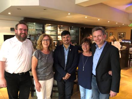 Juli 2018: Ein (Bau-)Plan wird geschmiedet.