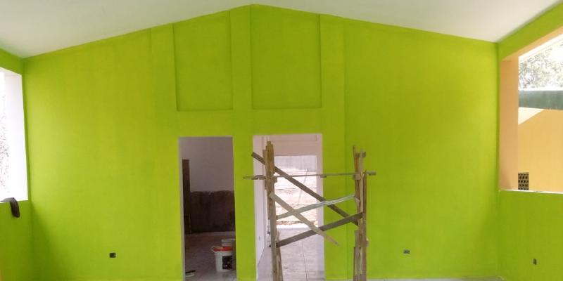 Mai 2019: Der Innenbereich des Casa San Matías nimmt Gestalt an.