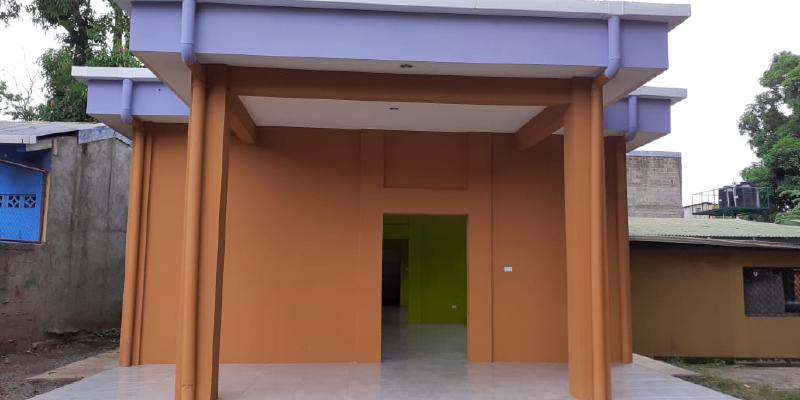 Juni 2019: Die Außenarbeiten sind fast abgeschlossen.