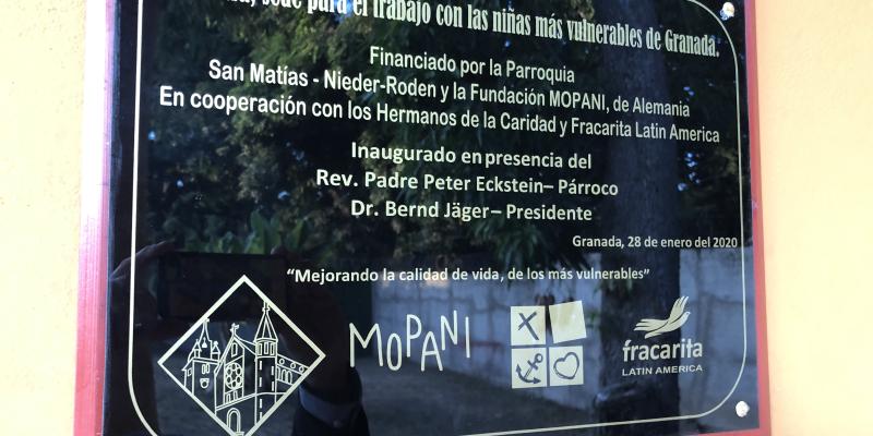 Dankestafel in der Gesamtansicht